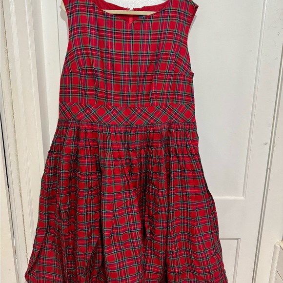 ModCloth Fit and Flair Plaid Dress - Picture 3 of 4